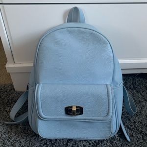 Blue small book bag